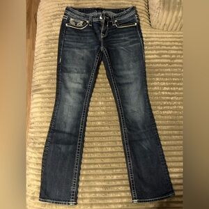 Vigoss Women's Boot Cut Jeans in Deep Indigo